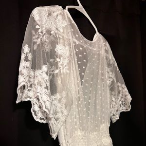 White Lace Maxi Dress